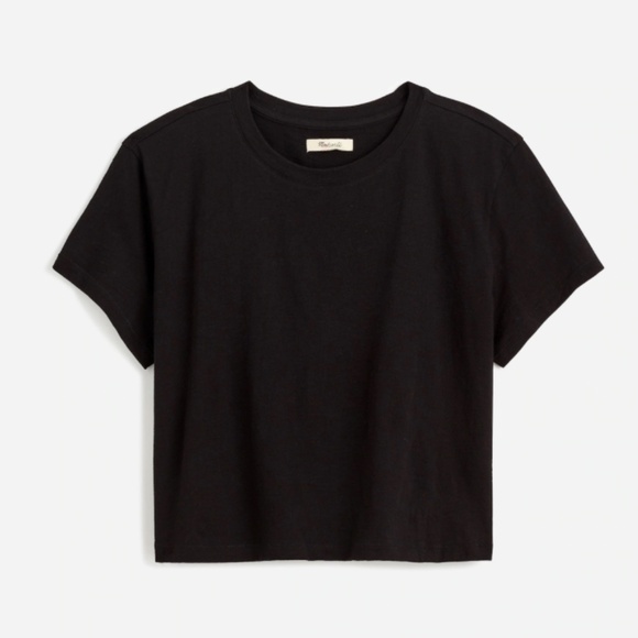 Madewell Black Short Sleeve Tee - Picture 1 of 5